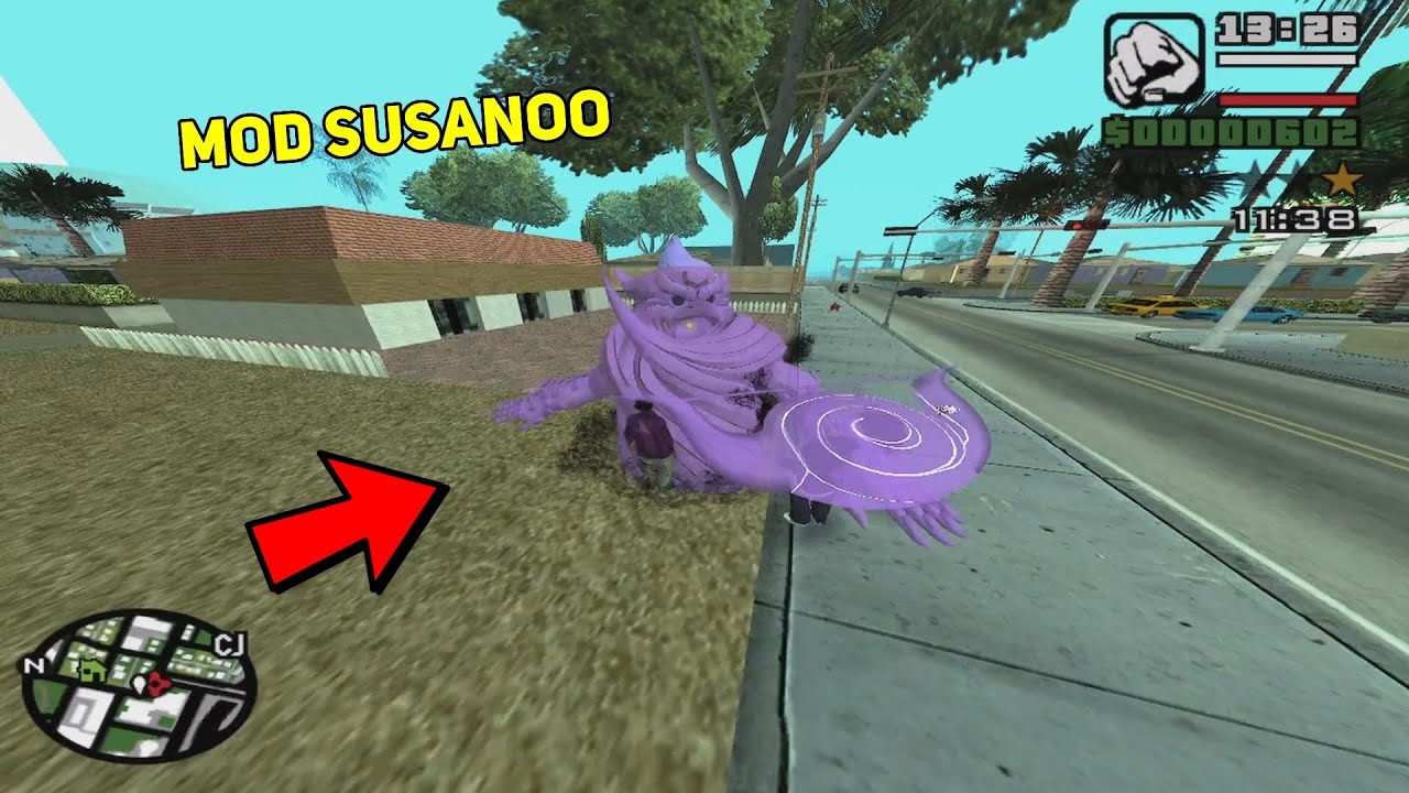 MOD JUTSU JUTSU NARUTO DI GTA SAN ANDREAS