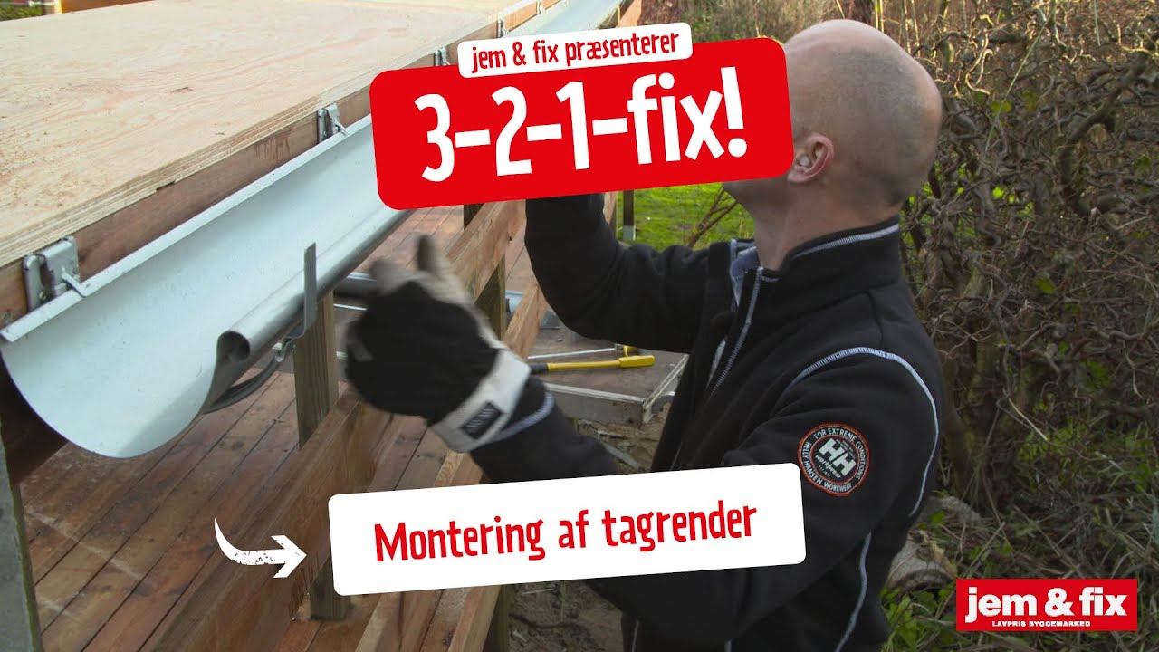Tagrender - lær om udskiftning, opsætning og montering af din tagrende