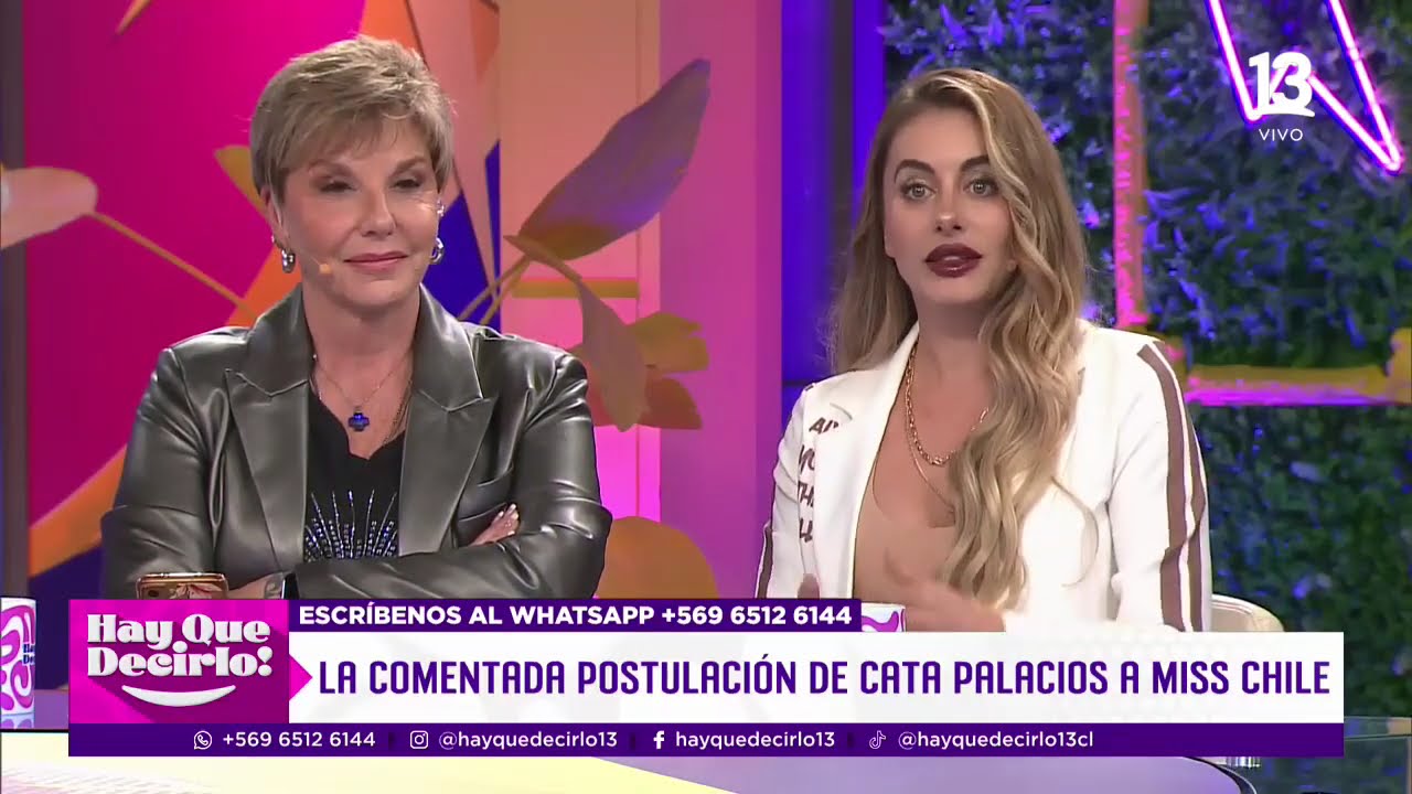 Cata Palacios le responde a Daniela Aranguiz tras críticas por postulación a ¨miss Chile¨