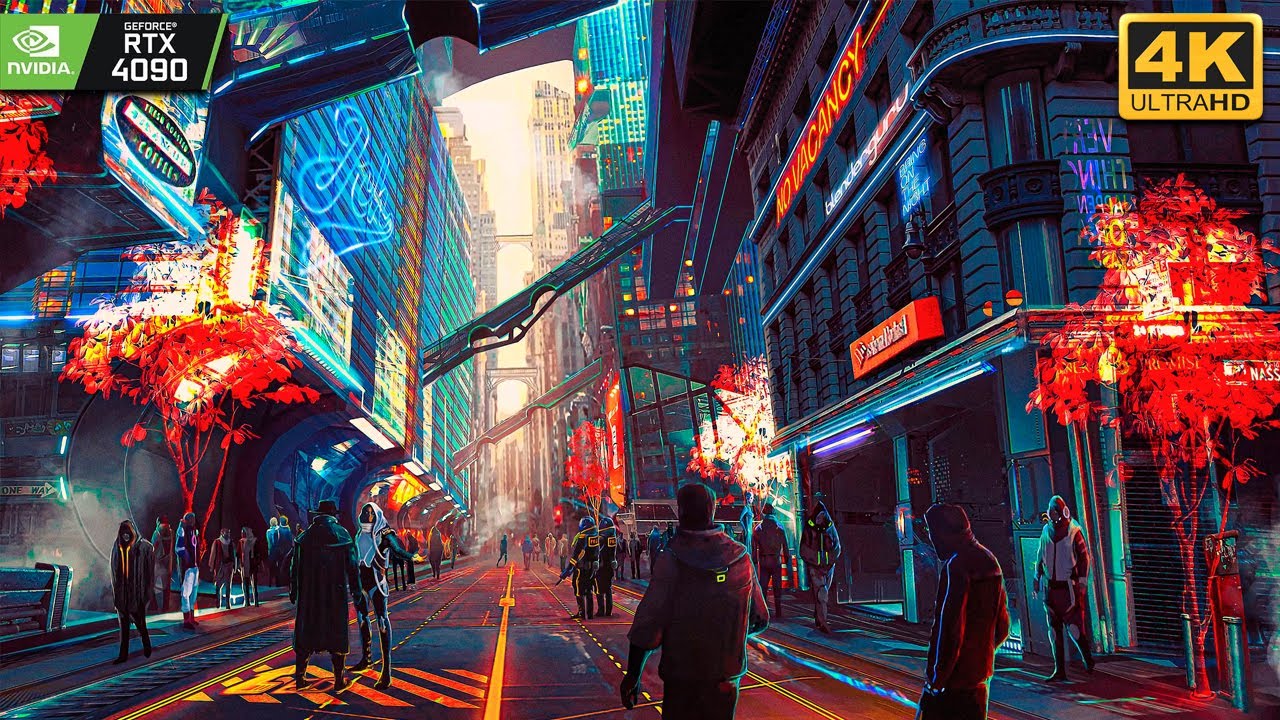 Cyberpunk 2077 RTX 4090 PHOTOREALISTIC Breathtaking GRAPHICS -ULTRA RAY TRACING(DLSS+RTGI+HDR1000)4K