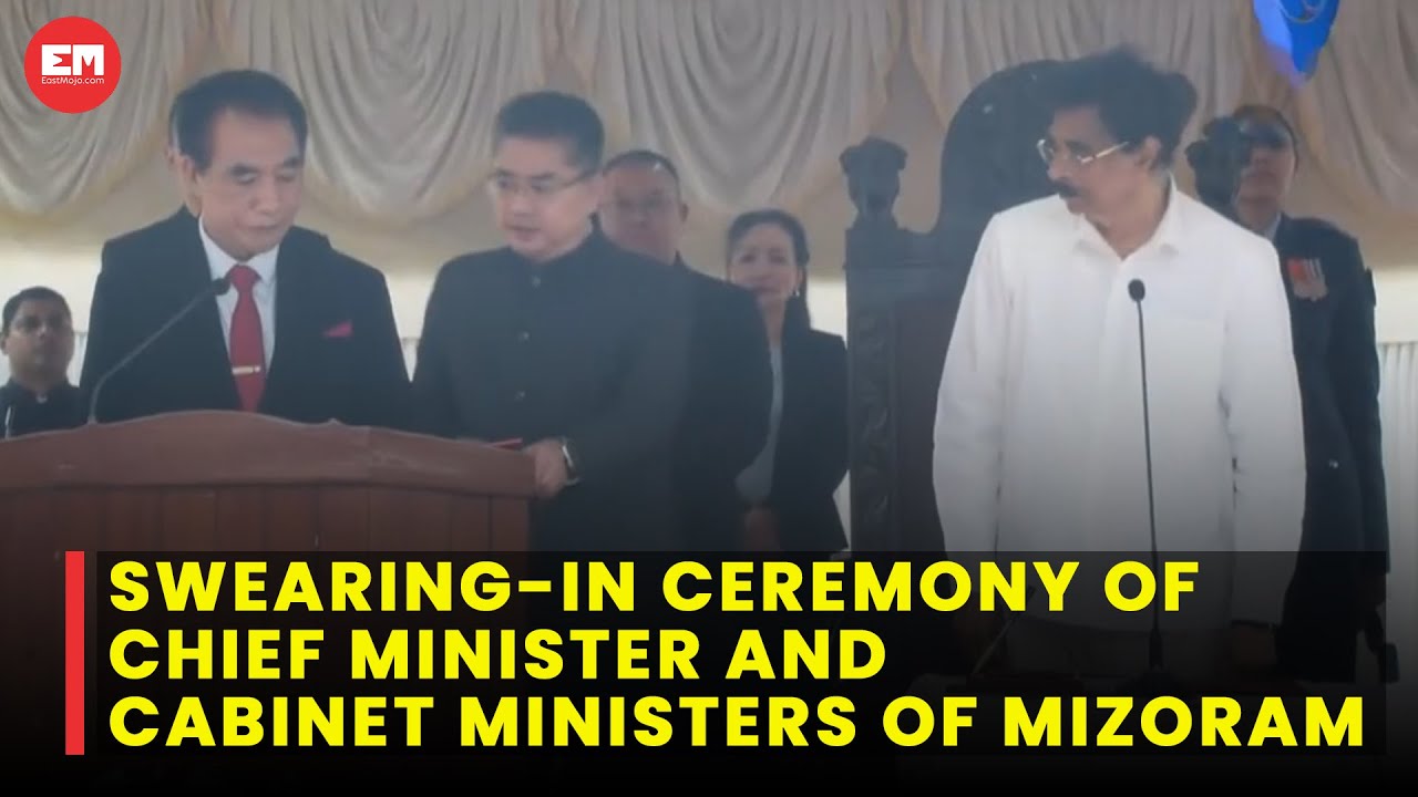 Swearing-in ceremony of Chief Minister and cabinet minister of Mizoram