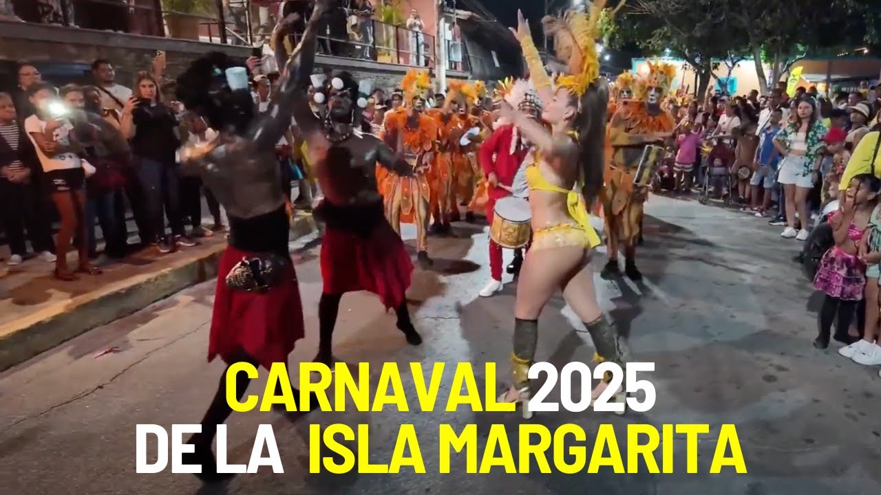 ASI' ES EL CARNAVAL DE VENZUELA EN LA ISLA DE MARGARITA - PAMPATAR: 3-3-2025 - WALKING TOUR