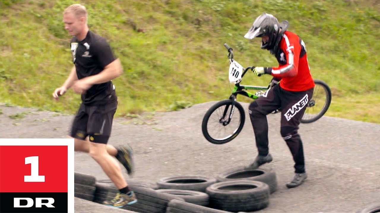 Forhindringsbane på BMX cykel og til fods | Versus | DR1