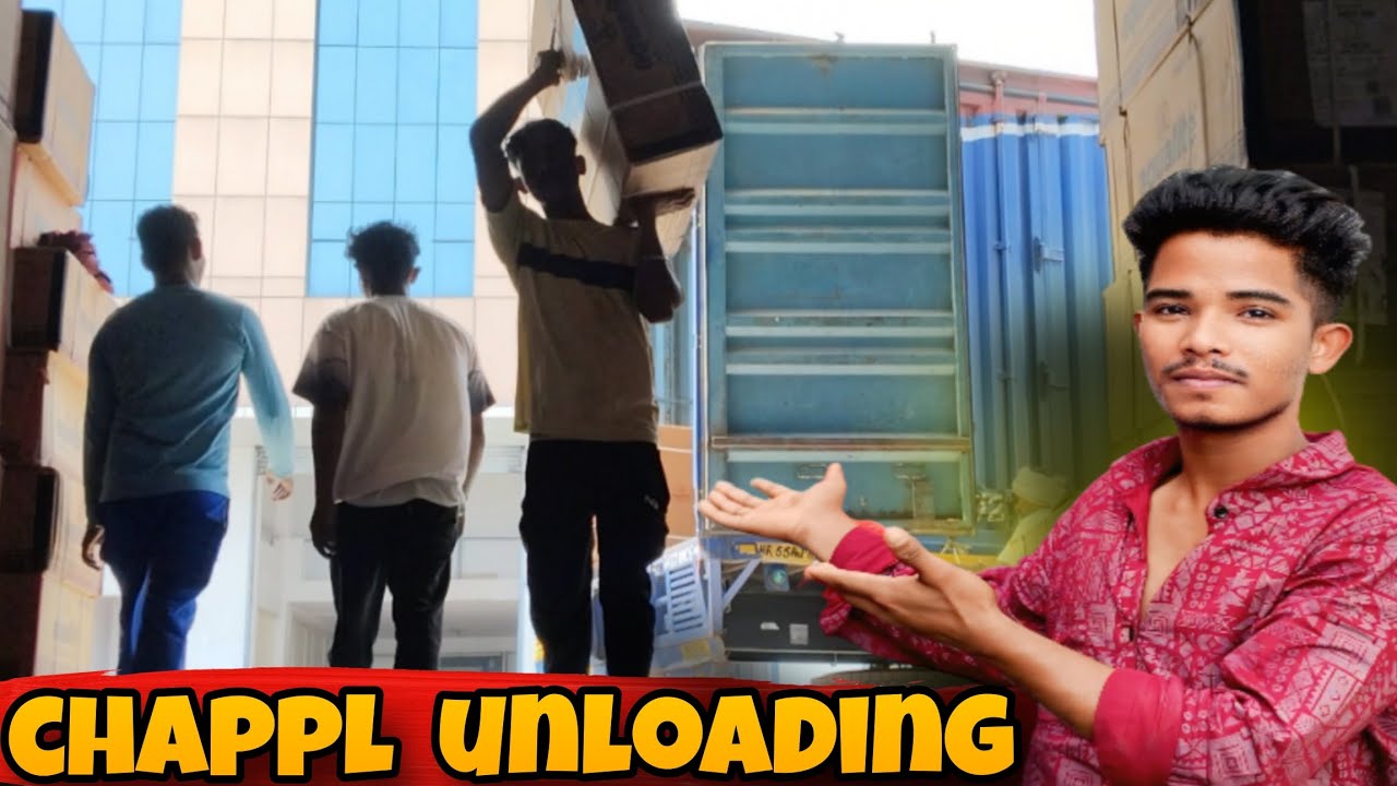 Chappal Unloading..(present in Tamilnadu India i🥰👆)
