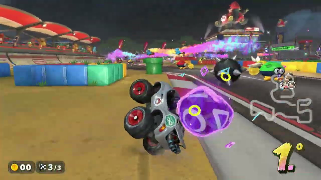 Solo con [Kamek] Magikoopa (un Koopa mago) Carrera personalizada - Mario Kart World 1080p 60 FPS