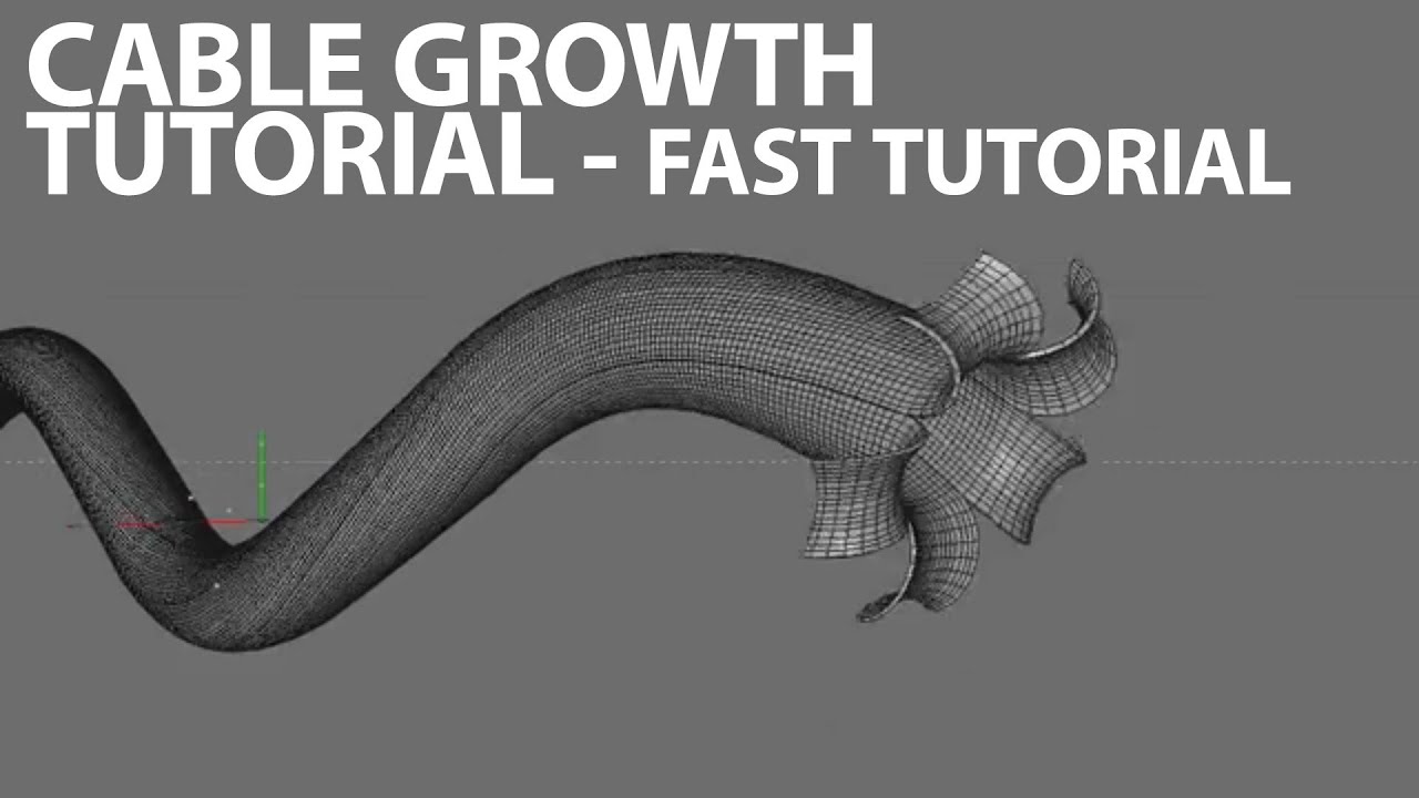 Cinema4D Tutorial: Paul Clements Style Cable Growth