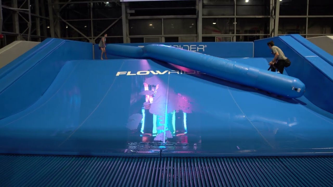 FlowRider contest at Epic Waters Waterpark Pro Riders tricks Flow Tour competition