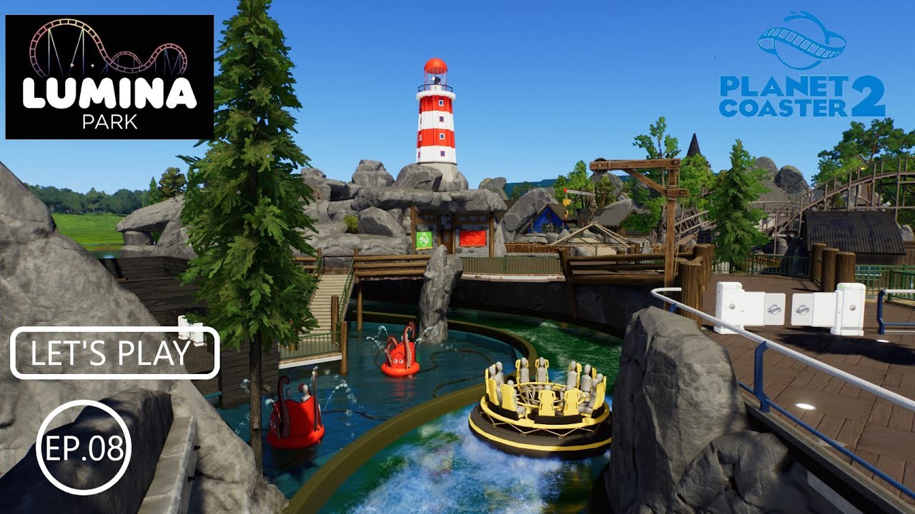 🏗️ Une nouvelle attraction aquatique 😁 Let’s Play FR - Planet Coaster 2 🥳 LUMINA PARK ✨ EP.08