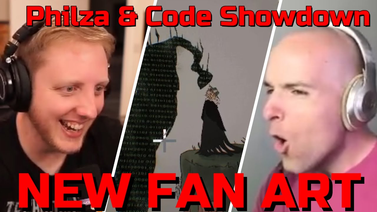 Philza & Fit  reacts the NEW FAN ART on QSMP Minecraft