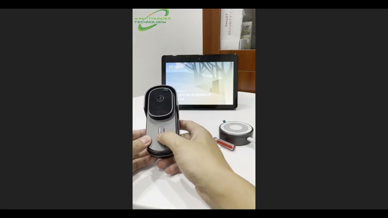 1080P Tuya Smart WiFi Video Doorbell with Wireless Indoor Chime