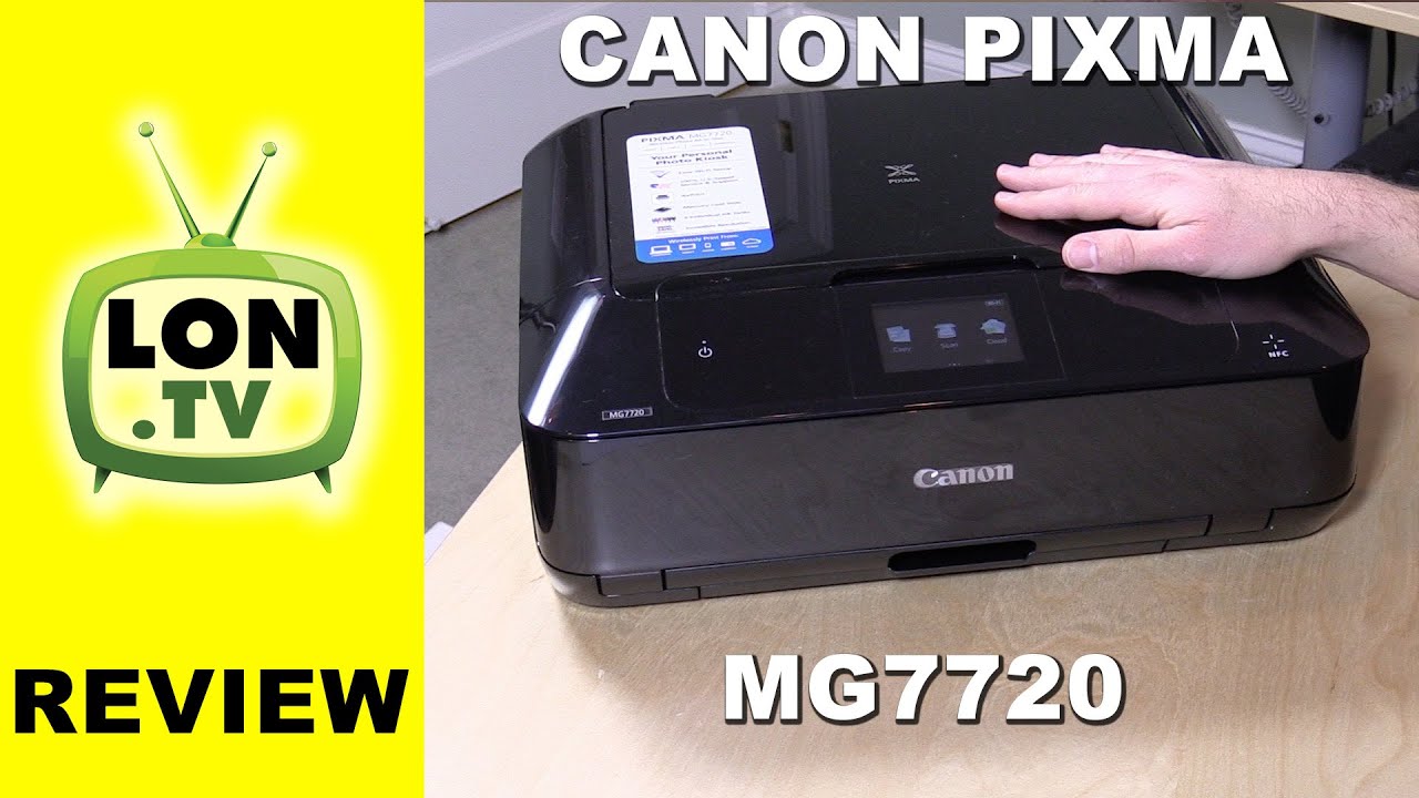 Canon Pixma MG7720 Review - Wireless All-In-One Printer with Scanner - Air Print Google Cloud Print