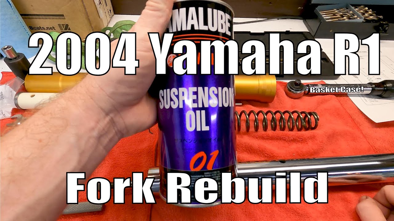 Basket Case 2004 Yamaha R1 Rebuild - Front Forks