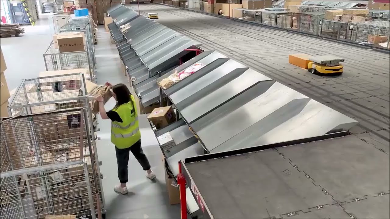 Libiao Robotics sorting a Packetánál | Robotizált áruválogatás