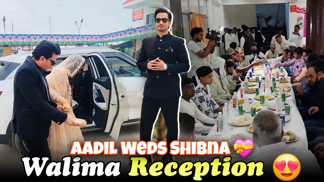 Walima Reception😍 | Aadil Weds Shibna 💝 | Typical UP Style Muslim Wedding 