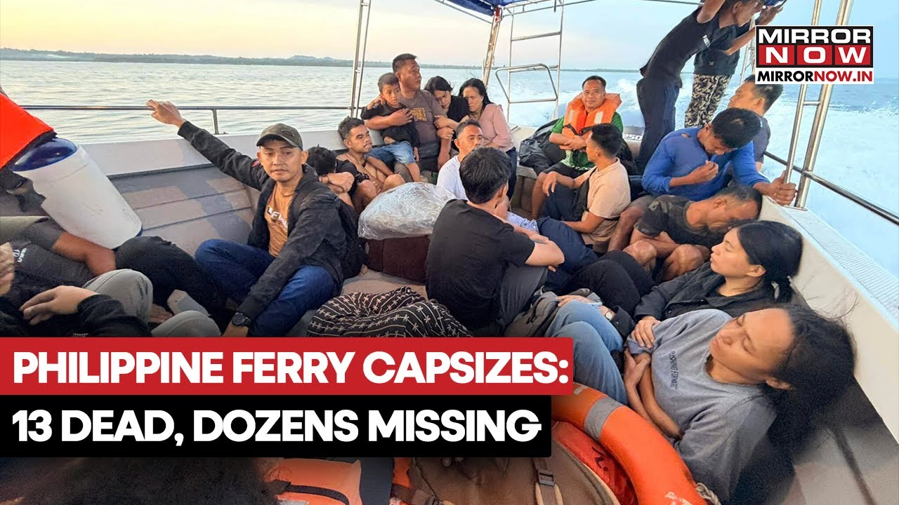 Philippines Ferry Capsizes: 13 Dead, Dozens Missing Among 350+ Passengers Onboard | Watch