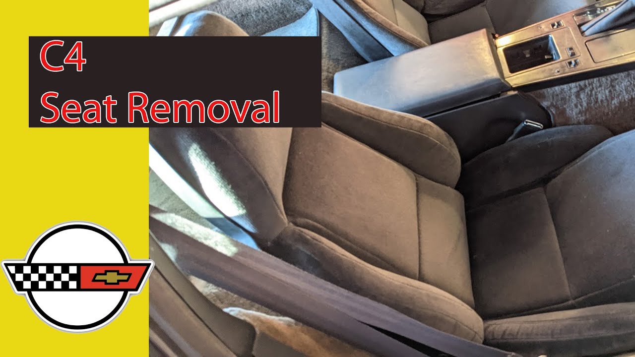 How To: remove Corvette C4 seat in a few minutes.