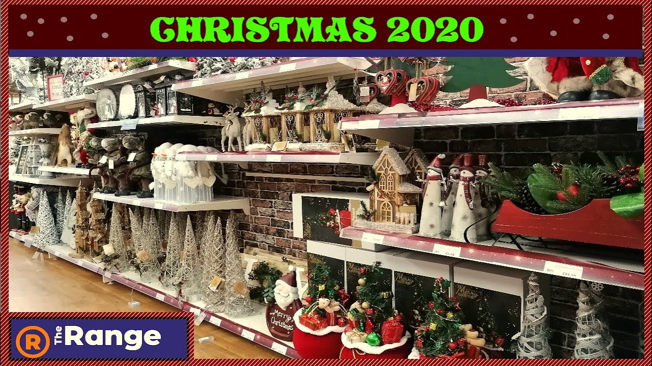 The Range Christmas Decorations 2020 Trees Baubles Lights Santa Frosty Crackers Card Gifts