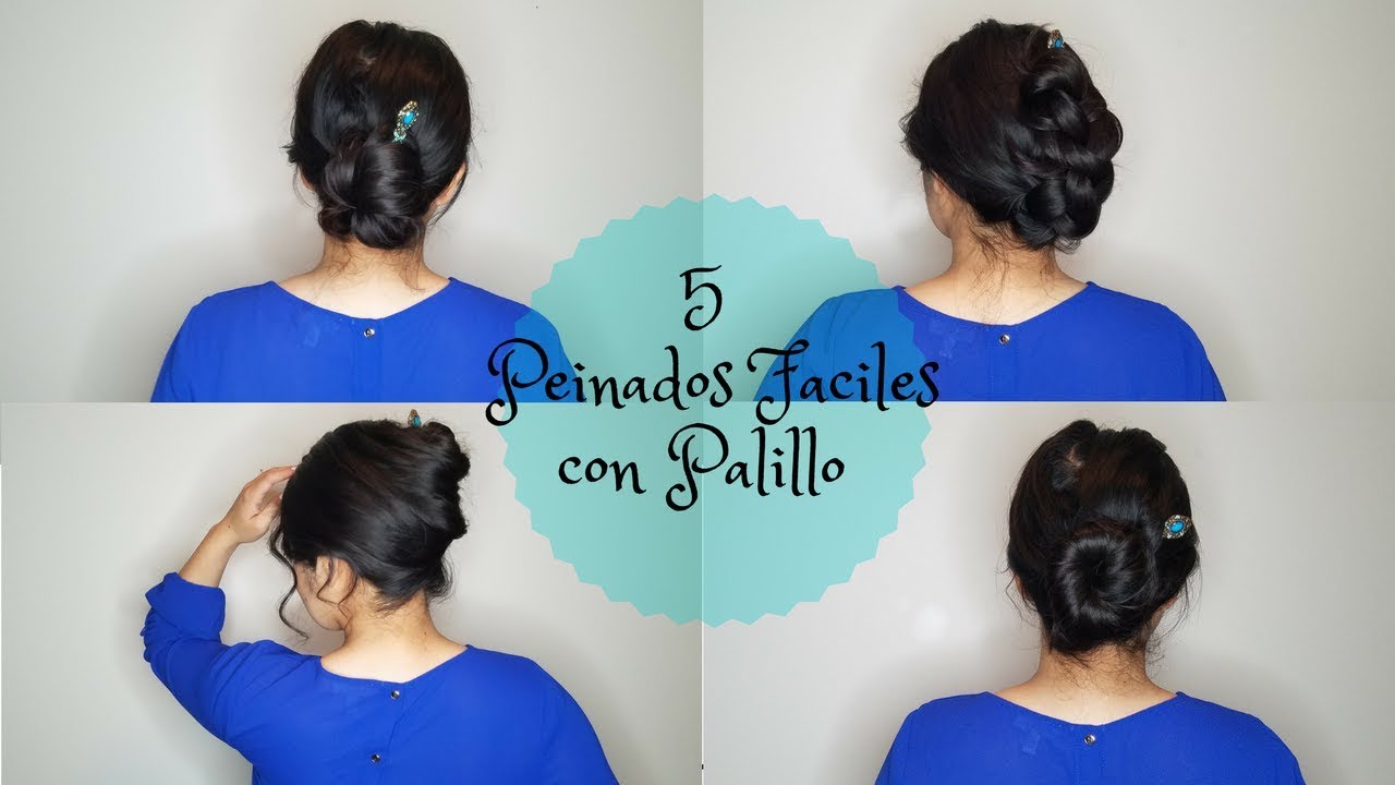 PEINADOS FACILES CON PALILLO CHINO || LILIANA RIVAS