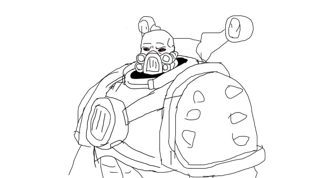 Noise Marines in a Nutshell (Work in Progress Warhammer 40k Animation)