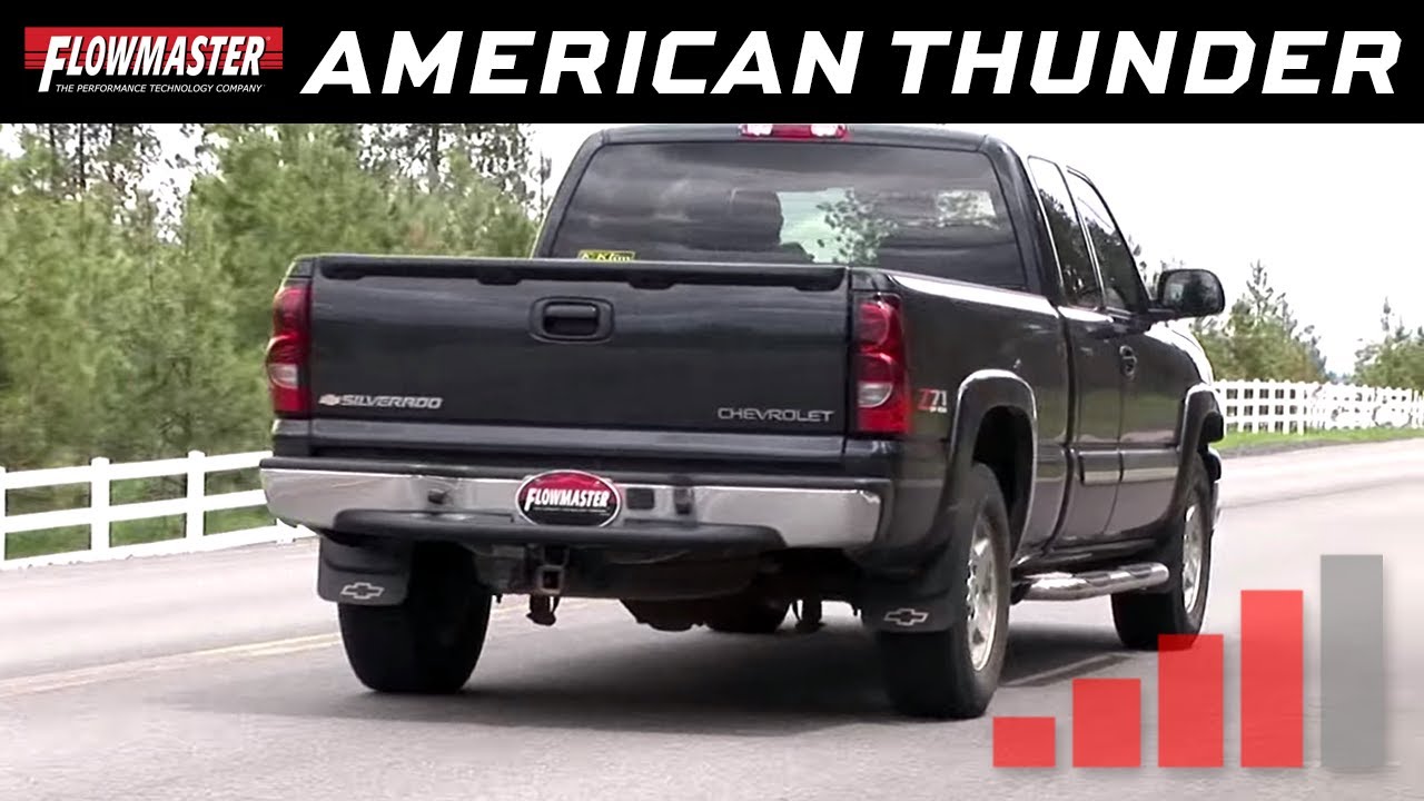 1999-06 GM Silverado/Sierra 1500 - American Thunder Cat-back Exhaust System 817395