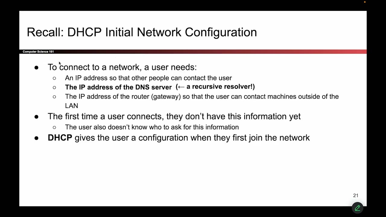 [Networking5, Video 6] Stub and Recursive Resolvers