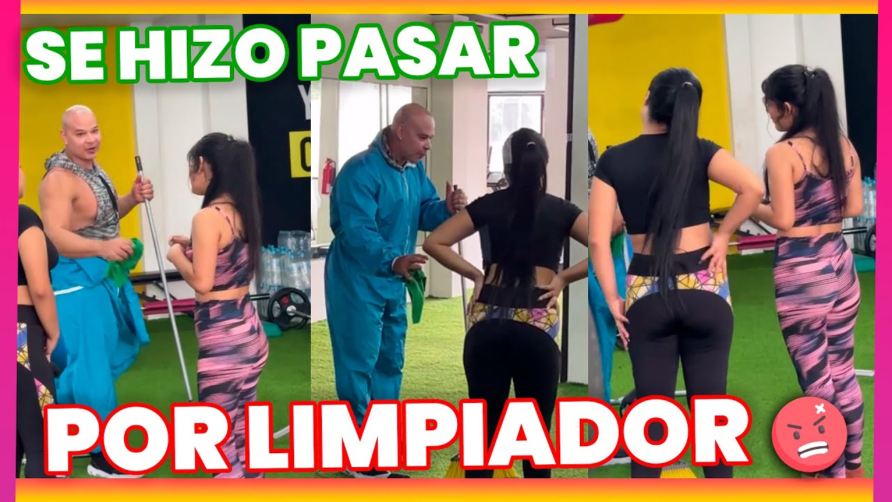 Culturista pretende ser un LIMPIADOR 😳💪🏼#viral #broma