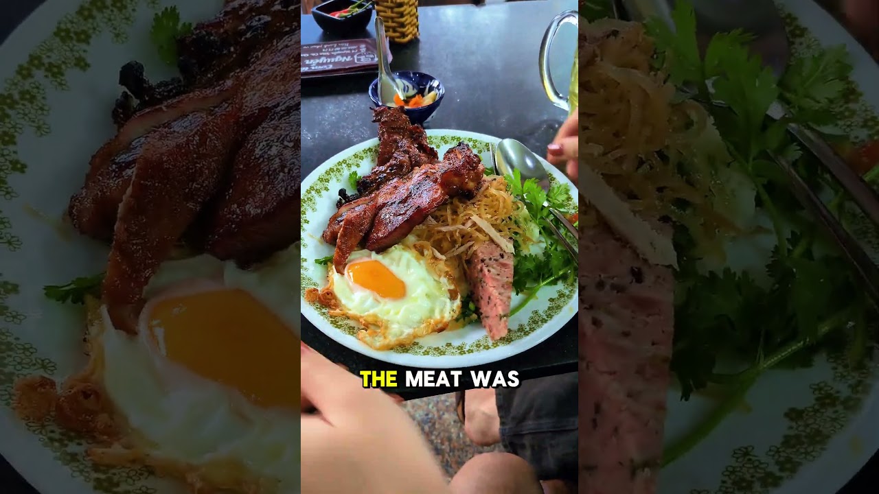 Trying popular eats in Vietnam episode 24 com tam - broken rice