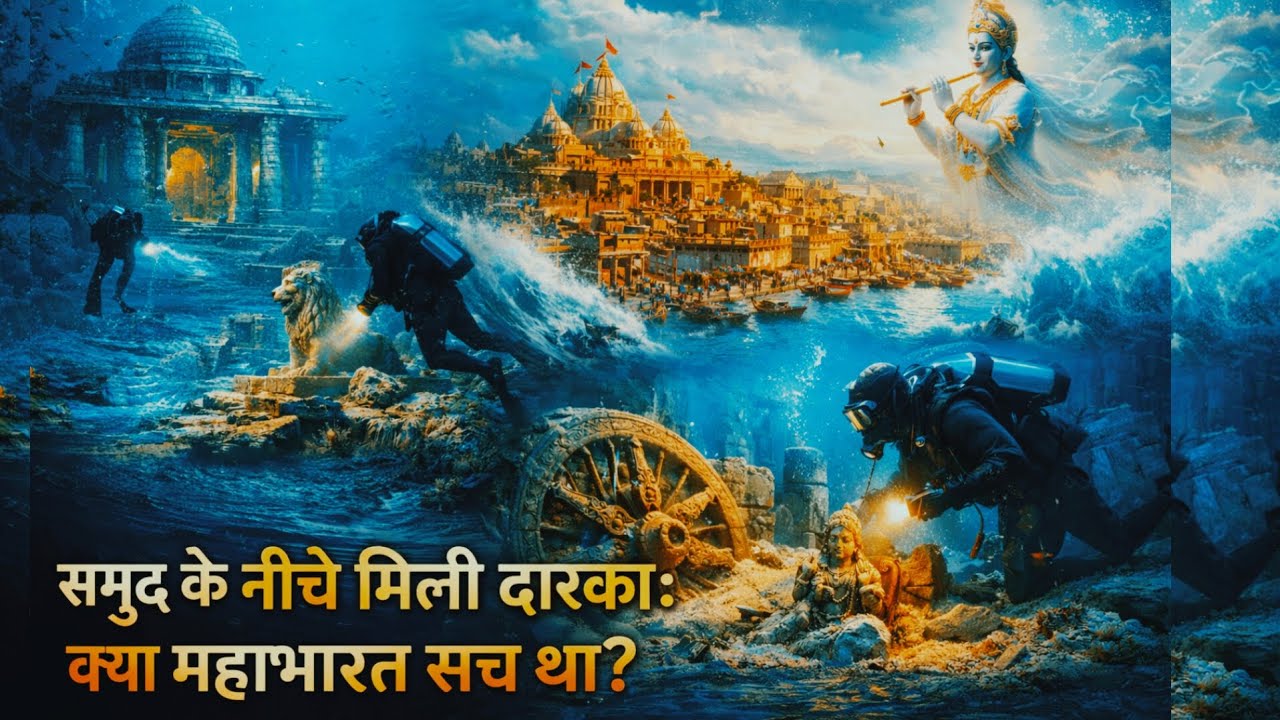 समुद्र के नीचे मिली द्वारका: क्या महाभारत सच था? 🌊🔱 | Hidden Reality Hub
