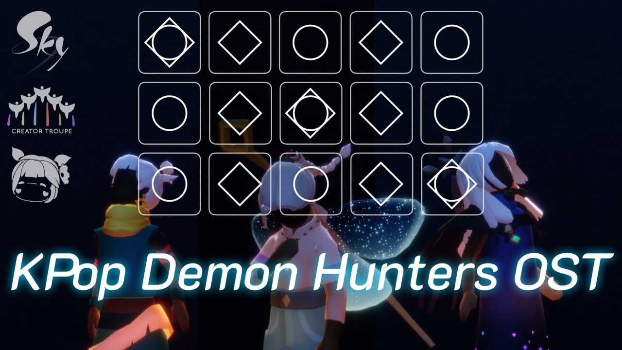 [Sheet] KPop Demon Hunters Medley: Soda Pop, Free, Golden | Sky: Children of the Light Piano Music