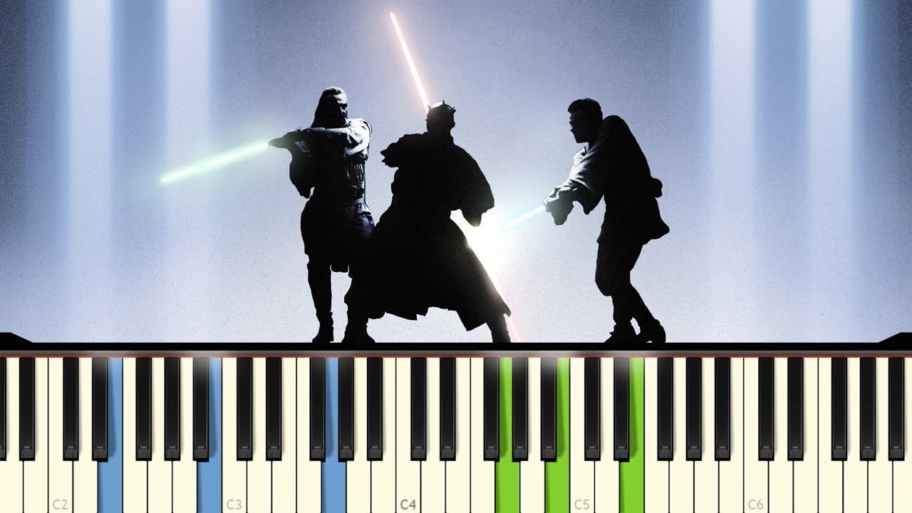 Duel of the Fates - Star Wars [Piano Tutorial] (Synthesia)