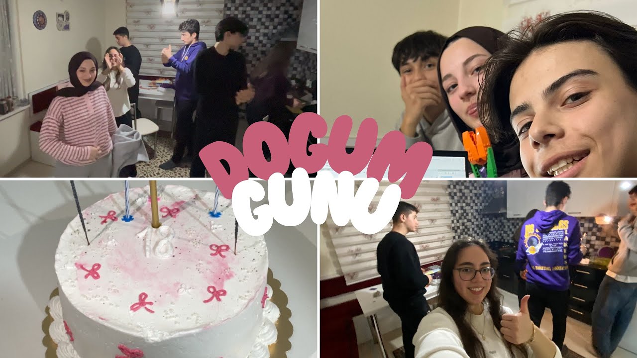 DOĞUM GÜNÜ VLOG (BENİM)🥳