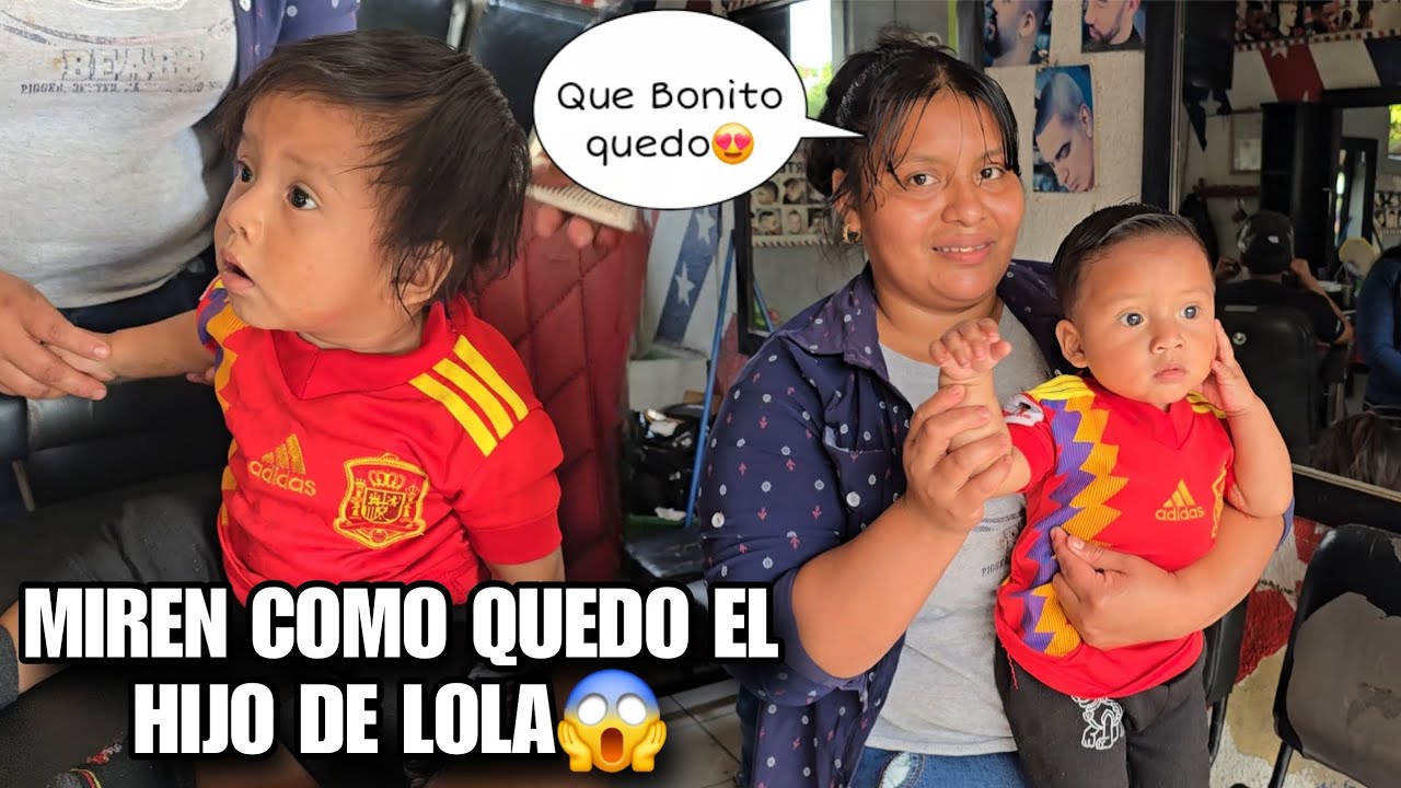 Hoy LOLA Decidio Quitarle El Pelo A Su Hijo😱Miren Que Hermoso Quedo😍Asi Reaccionamos Al Verlo🥳