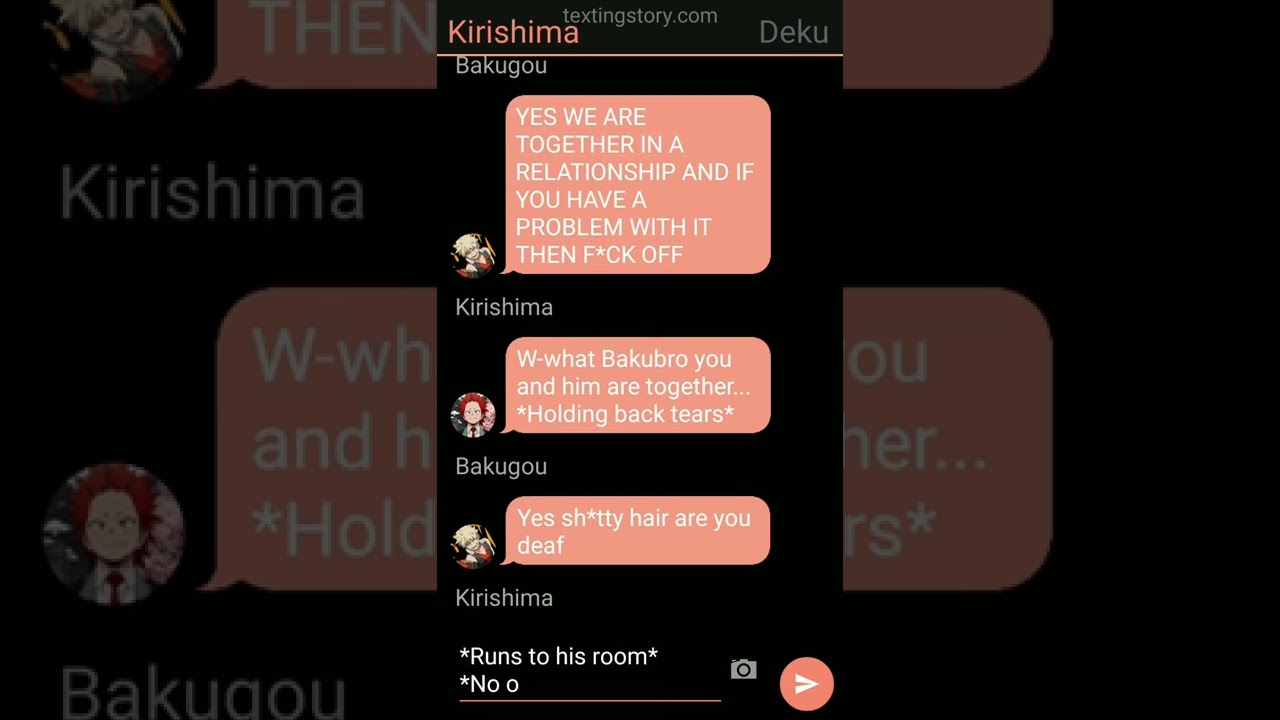 BakuDeku Famous Models AU Texting Story (Secret Relationship, Secret Identity, Jealous Kirishima)