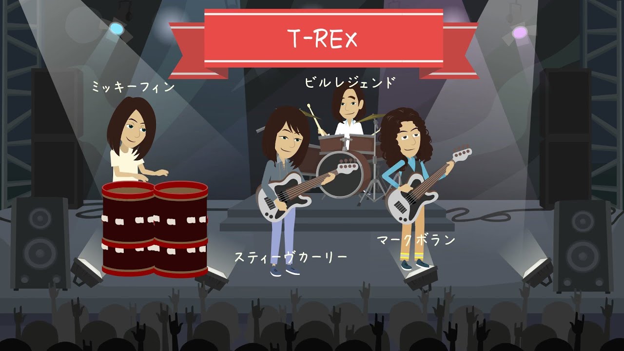 T.REX【ティーレックス】結成～解散まで