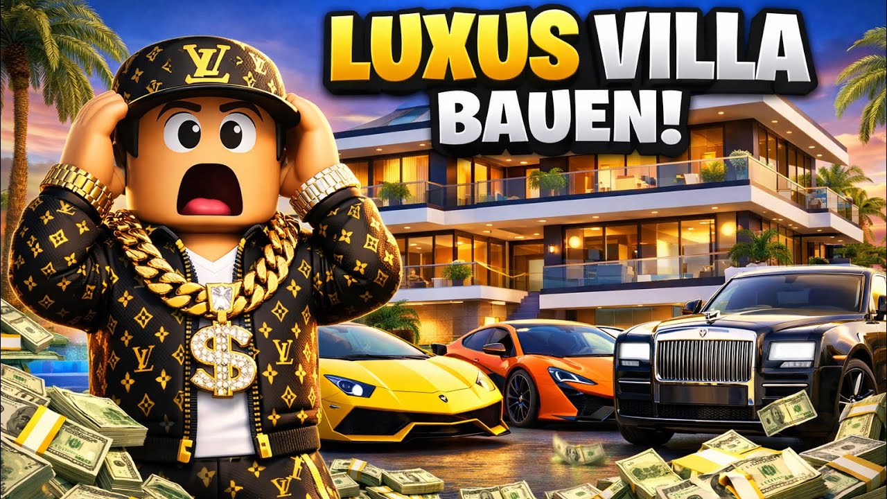 Ich BAUE eine 10.000.000$ LUXUS VILLA in roblox