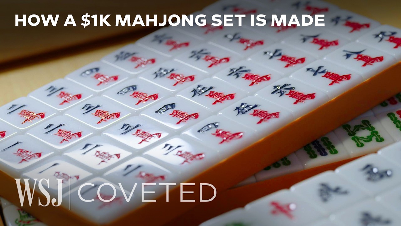 Why a $1,000 Mahjong Set Can Take 10 Days to Make | WSJ Coveted