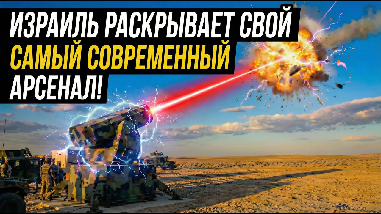 Израиль активирует железный луч! 🔥 Лазер, который сбивает ракеты за секунды