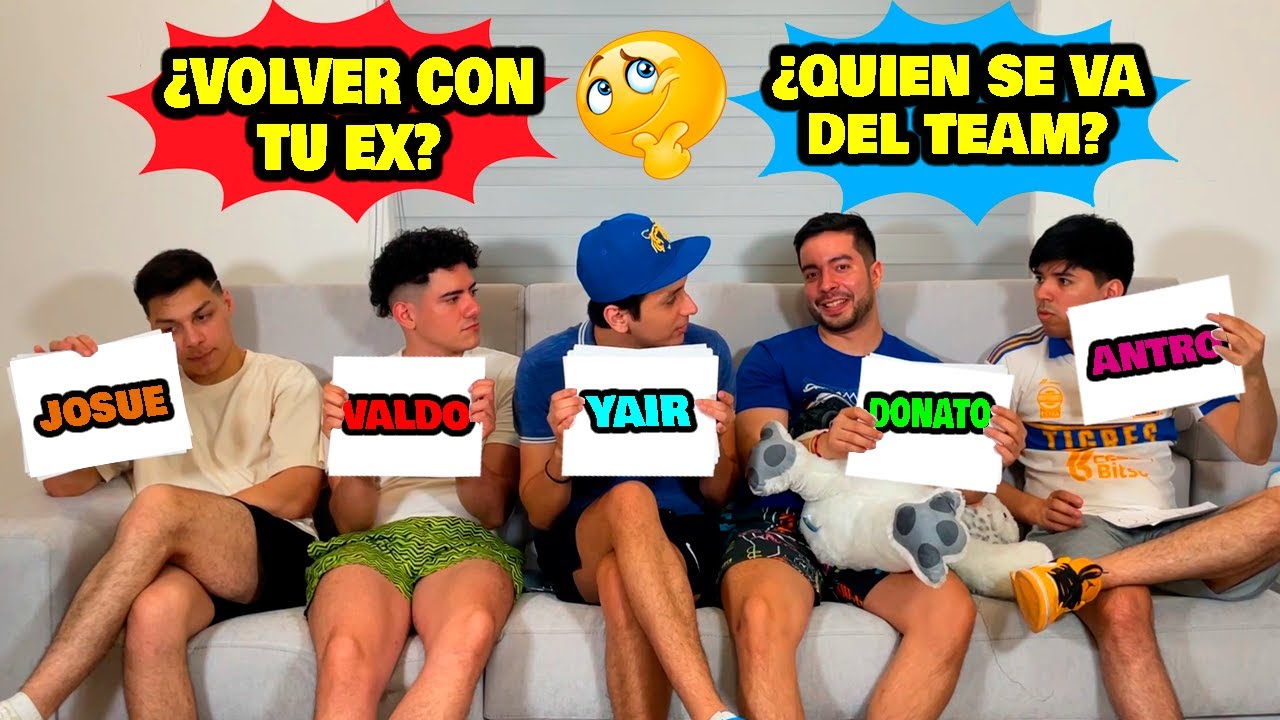 VOLVERÁN con SU EX y DEJARÁN YOUTUBE?... QUIÉN ES MÁS PROBABLE QUE con DONATO, YAIR , ANTRO y ERK