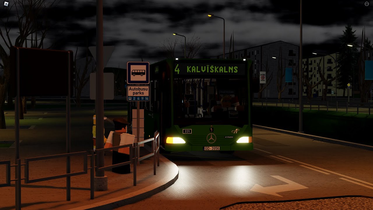 Lugane Roblox: Line 4 O530L #221   Kalvískalns - Autobusu Parks
