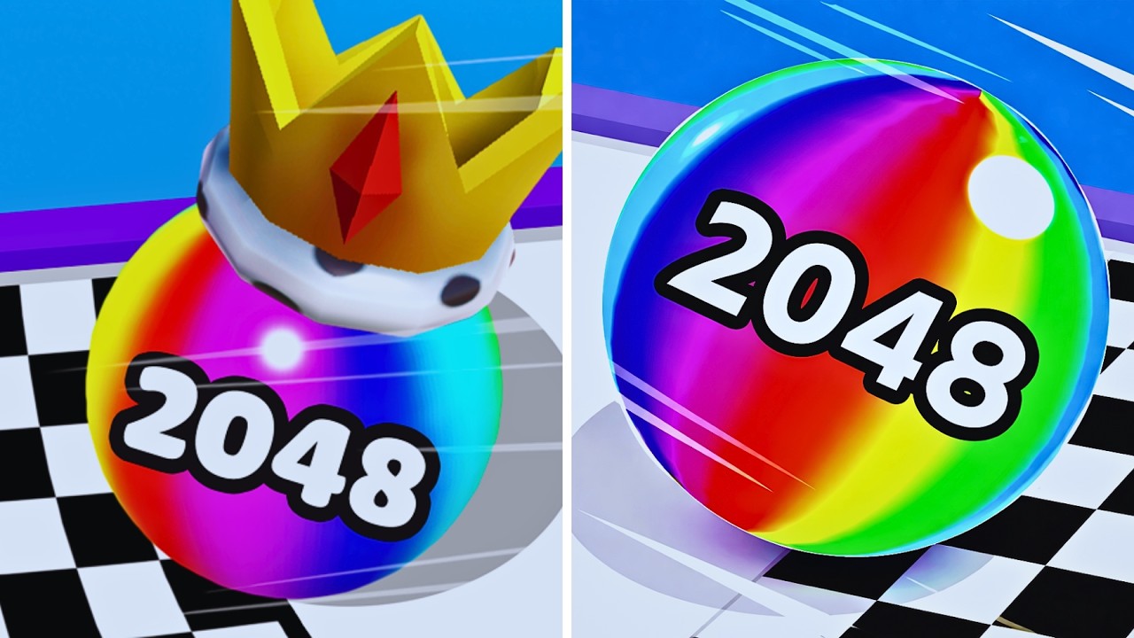 Ball Run 2048 vs Ball Merge 2048 | Walkthrough Max Gameplay | Android & iOS(New Update)