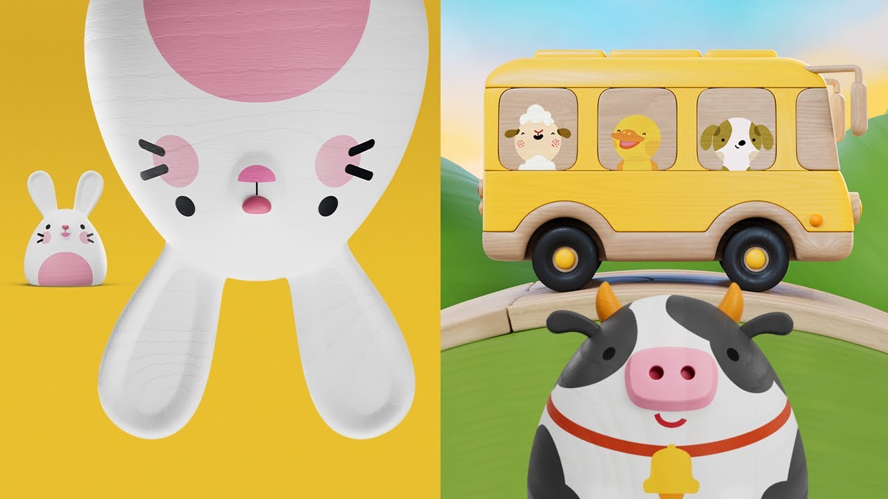 Sing, laugh and learn with all the animals | Kids Songs + Nursery Rhymes | Pim Pam Pino