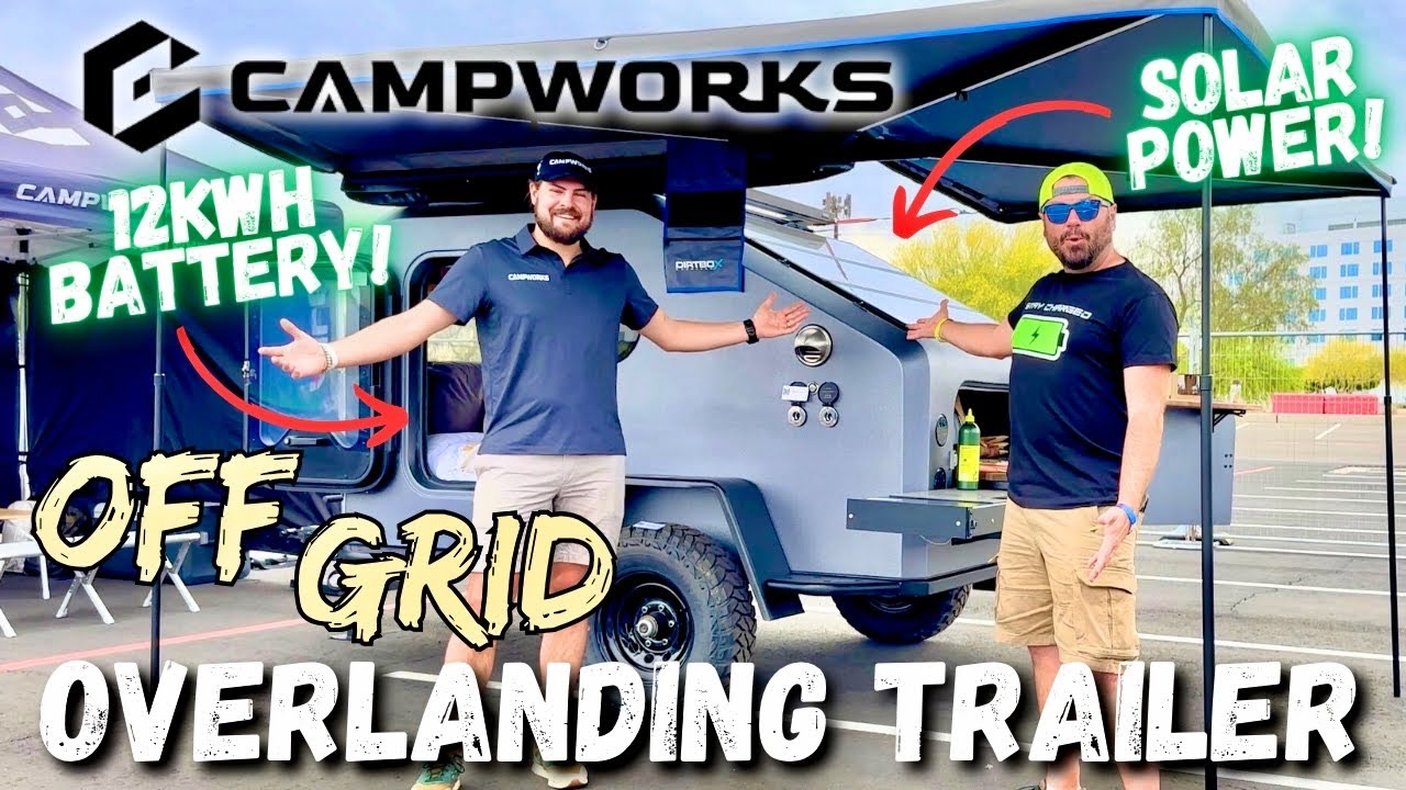 OFF-GRID Overlanding Camper! CAMPWORKS NS-1 Adventure Trailer
