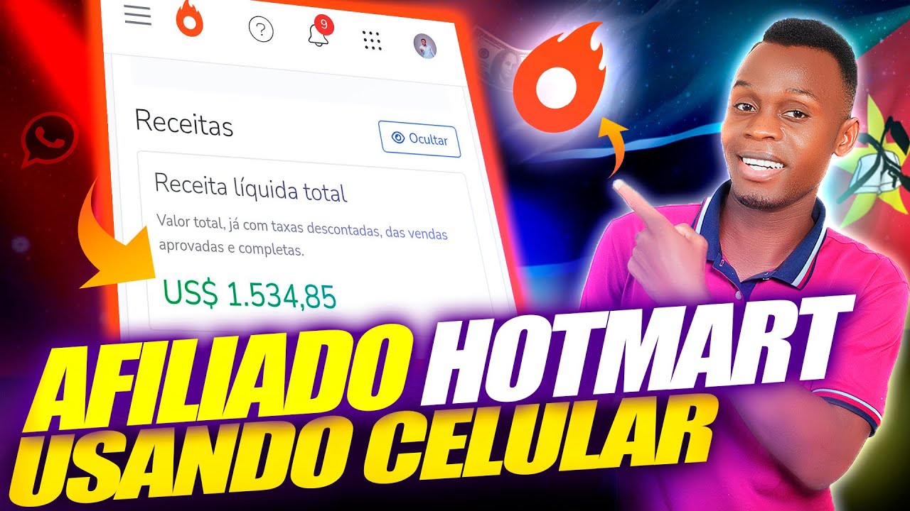 Como se Afiliar na Hotmart Pelo Celular - MARKETING DIGITAL - 2025