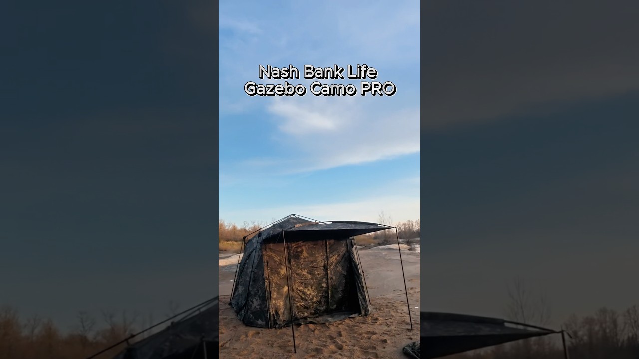 Namiot petarda🔥 Nash Bank Life Gazebo Camo Pro👊 #Nash #Gazebo #Catfish #Sumy #Siluro