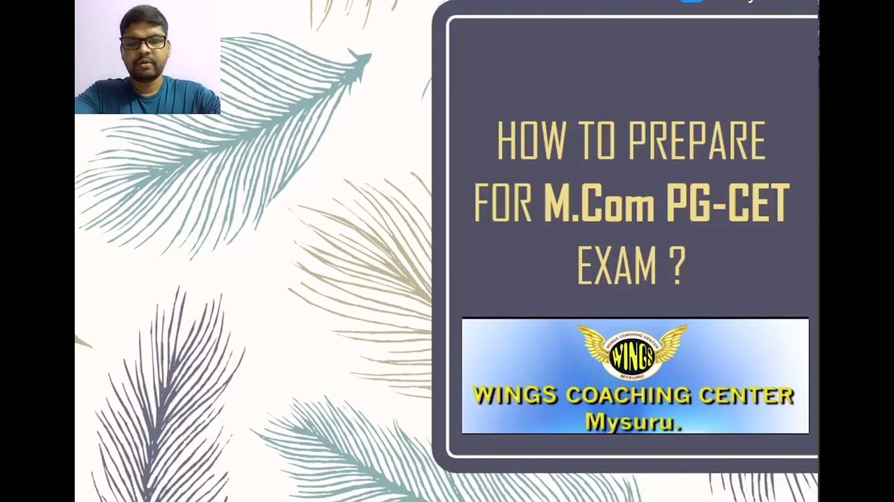 How to prepare for MCom PG-CET exam ?