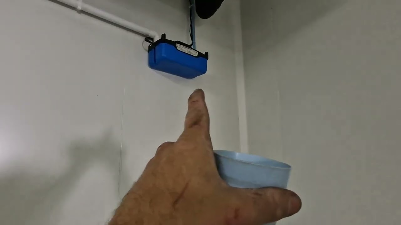 Repose de la chambre froide terminé 