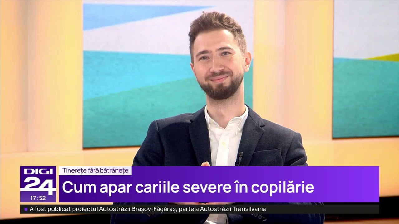 Cariile si dintii de lapte dr. Sava Calin la Digi24 Tinerete Fara Batranete 11.10.2025