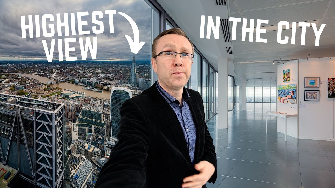 View from 22 BISHOPSGATE / Visiting an art exhibition on the 56th floor