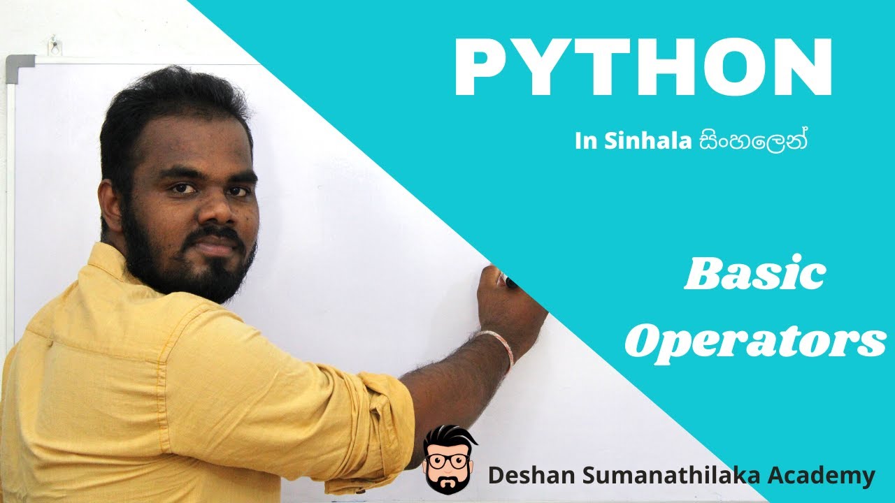Basic Operators - Python in Sinhala ||  AL ICT SE CS IT - UG