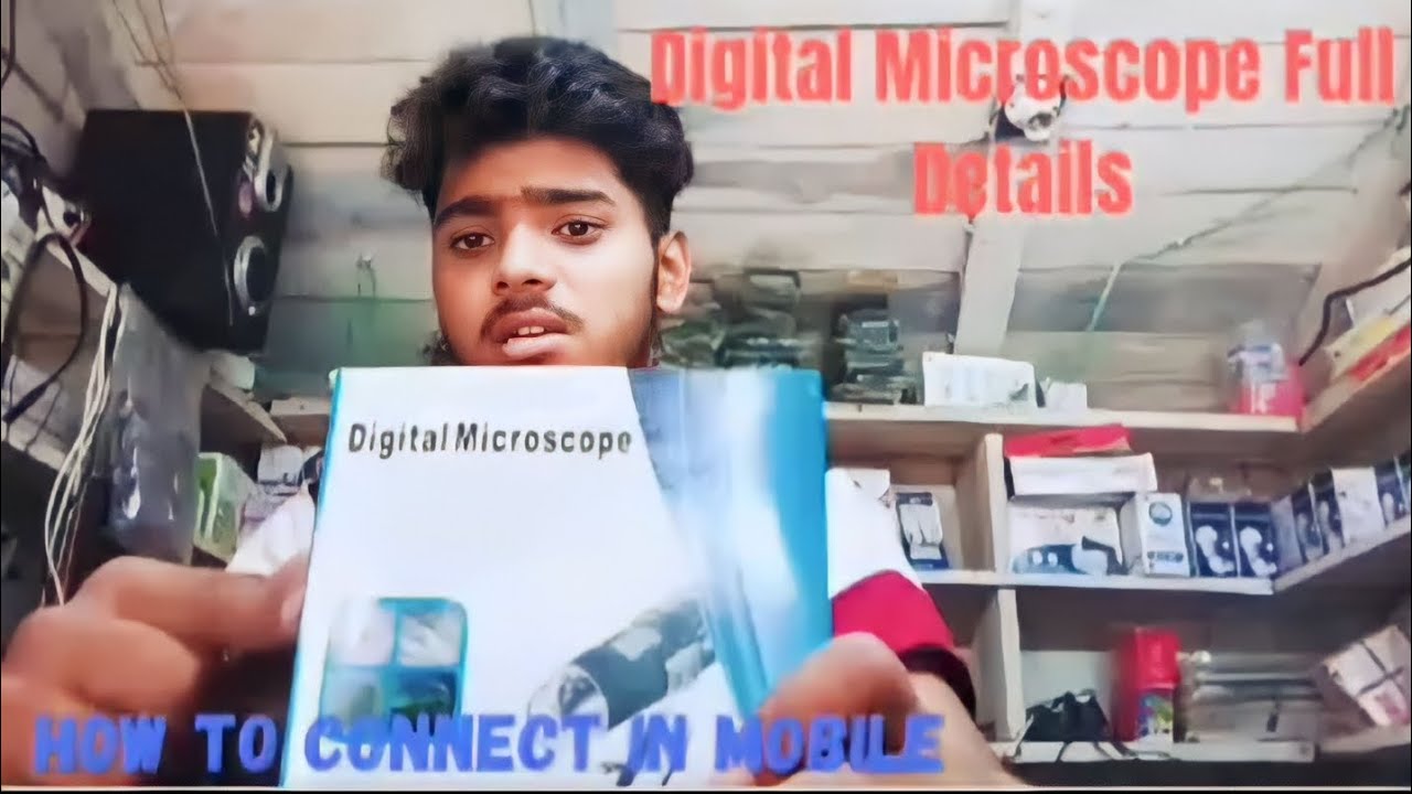 How to connect in phone digital microscope! Full details digital microscope #views_viral #microscope